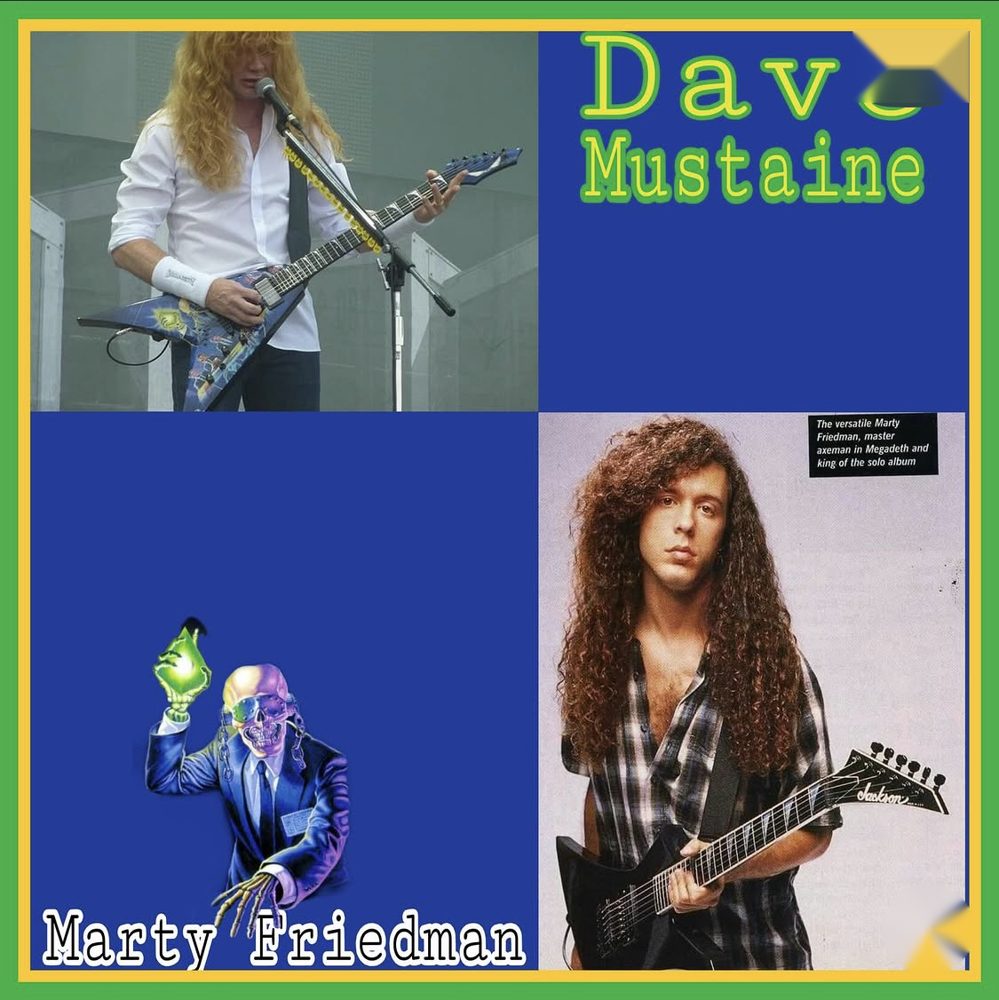 Dave Mustaine / Marty Friedman tribute by Gavin